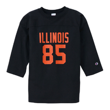 Champion FOOTBALL TEE ILLINOIS 85 NAVY C5-P403画像