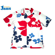 JAMS SURF LINE SHORT SLEEVE COTTON HAWAIIAN SHIRTS tradewinds U.S.A.画像