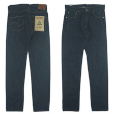 ONI DENIM ONI-982 KIRAKU HIGH-RISE RELAX TAPERED 12oz Natural Indigo Loose Weave Denim画像