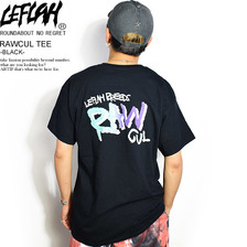 LEFLAH RAWCUL TEE -BLACK-画像