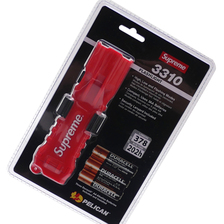 Supreme 19SS Pelican 3310PL Flashlight RED画像