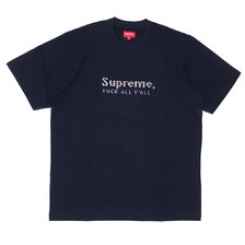 Supreme 19SS Gold Bars Tee NAVY画像