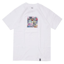 HUF 19SS STICKER WARS BOX LOGO TEE WHITE画像