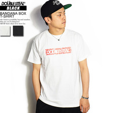 DOUBLE STEAL BLACK BANDANA BOX T-SHIRT 992-14203画像