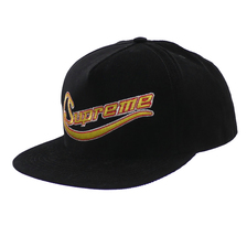 Supreme 19SS Metallic Logo Corduroy 5-Panel BLACK画像