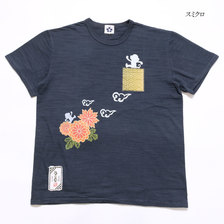 GO-COO!! SAKURA S/S T-SHIRT "小紋柄フェイクポケット" GSS-8602画像