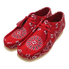 Supreme &times; Clarks 19SS Originals Bandana Wallabee RED画像