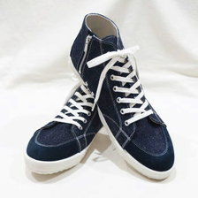 SAMURAI JEANS &times; SPINGLE MOVE ダブルネームスニーカー NAVY SJSPM19-HI画像