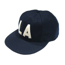 EBBETS FIELD LOS ANGELES ANGELS 1954 VINTAGE BASEBALL CAP dark navy画像