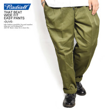 RADIALL &times; Dickies THAT BEAT WIDE FIT EASY PANTS -OLIVE-画像