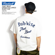 RADIALL THAT BEAT OPEN COLLARED SHIRT S/S -WHITE-画像