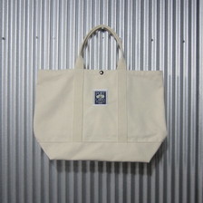 PORT CANVAS clipper tote double bottom solid natural画像