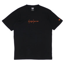 Yohji Yamamoto &times; NEW ERA 19SS S/S Cotton Tee BLACKxORANGE画像
