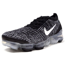 NIKE AIR VAPORMAX FLYKNIT 3 BLACK/WHITE/METALLIC SILVER AJ6900-002画像