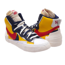 NIKE &times; sacai BLAZER MID VARSITY MAIZE/MIDNIGHT NAVY/WHITE/VARSITY RED BV0072-700画像