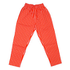 COOKMAN Chef Pants Stripe ORANGE画像