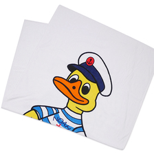 Noah 19SS Captain Duck Beach Towel WHITE画像