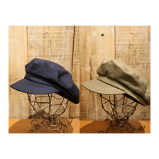 FREEWHEELERS UNION SPECIAL OVERALLS MARINE CAP Vintage Sulfide Dyed Military Back Satin 1927006画像