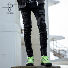 NO ID. CストレッチハードクラッシュスキニーPT 445070-949P画像