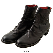 NO ID. ドレープヒールブーツ BLACK 845208-967F画像