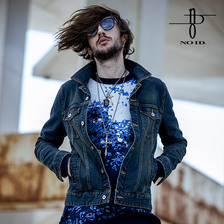 NO ID. ストレッチデニムUSED加工Gジャン 845035-952B画像