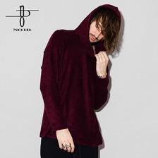 NO ID. ビキューレラムパイルBIGプルオーバーパーカー 845019-986T画像