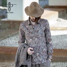 NO ID. PWビエラペイズリープリントショートカラーSH 845035-982S画像