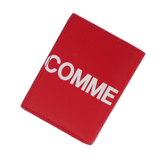 COMME des GARCONS Huge Logo Card Case RED画像