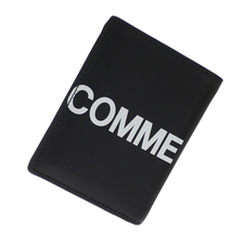 COMME des GARCONS Huge Logo Card Case BLACK画像