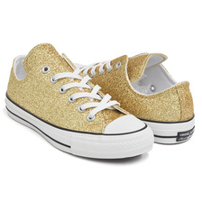 CONVERSE ALL STAR 100 GLITTER OX GOLD 31300350画像