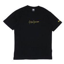 Yohji Yamamoto &times; NEW ERA 19SS S/S Cotton Tee BLACKxYELLOW画像