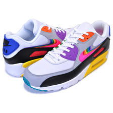 NIKE AIR MAX 90 BETRUE wht/multi-color-blk CJ5482-100画像
