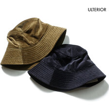 ULTERIOR SUPIMA CORDUROY BUCKET HAT ULHT02-19C05U画像