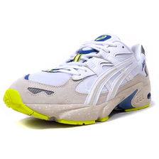 ASICS GEL-KAYANO 5 WHT/BGE/N.YEL/E.GRN 1021A238-100画像