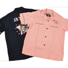 STRAY CATS &times; STYLE EYES BOWLING SHIRT LIMITED EDITION SE38204画像