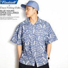 RADIALL &times; CHAOS FISHING CLUB BLUE HOURS OPEN COLLARED SHIRT S/S RAD19SSS-JW001画像