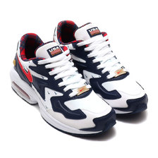 NIKE AIR MAX2 LIGHT WHITE/UNIVERSITY RED-MIDNIGHT NAVY CK0848-100画像