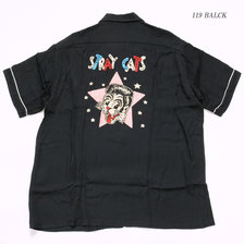 STRAY CATS &times; STYLE EYES BOWLING SHIRT LIMITED EDITION "STRAY CATS" SE38204画像