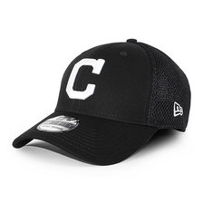 NEW ERA CLEVELAND INDIANS 39THIRTY FLEX FIT BLACK NRNE11591298画像