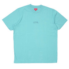 Supreme 19SS Qualite Tee DUSTY AQUA画像