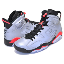 NIKE AIR JORDAN 6 RETRO SP REFLECT reflect silver/infrared-black CI4072-001画像