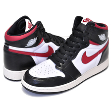 NIKE AIR JORDAN 1 RETRO HI OG GS black/gym red-white-sail 575441-061画像