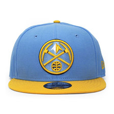 NEW ERA DENVER NUGGETS SNAPBACK LT.BLUE GOLD NR70353434画像