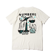 NUMBERS SCALES - S/S T-SHIRT WHITE画像