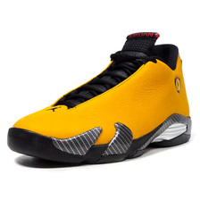 NIKE AIR JORDAN 14 RETRO SE "REVERSE FERRARI" UNIVERSITY GOLD/BLACK/OR UNIVERSITE/NOIR BQ3685-706画像