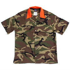 APPLEBUM Camo Aloha S/S Shirt WOODLAND CAMO画像