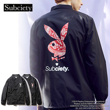 Subciety &times; PLAYBOY COACH JACKET -PAISLEY RHD- 105-60149画像