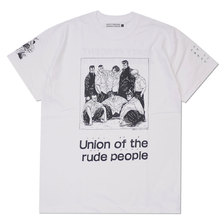 ろくでなしBLUES &times; FORTY PERCENT AGAINST RIGHTS T-SHIRT WHITE画像