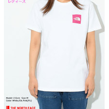 THE NORTH FACE Womens Small Square Logo S/S Tee NTW31900画像