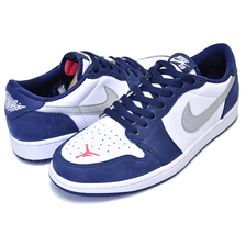NIKE SB AIR JORDAN 1 LOW QS "ERIC KOSTON" midnight navy/meetallic silver CJ7891-400画像